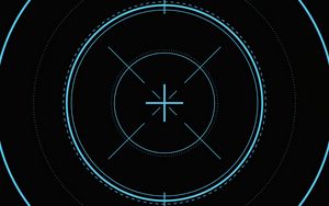 Preview wallpaper optical sight, lens, marking, circles, lines, center