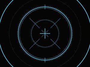 Preview wallpaper optical sight, lens, marking, circles, lines, center