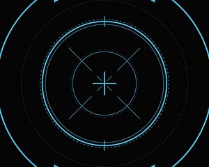 Preview wallpaper optical sight, lens, marking, circles, lines, center