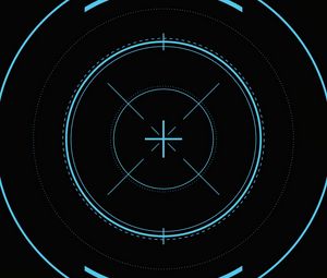 Preview wallpaper optical sight, lens, marking, circles, lines, center