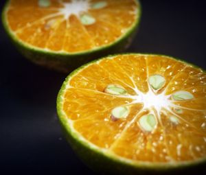 Preview wallpaper orange, citrus, cut