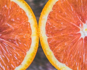 Preview wallpaper orange, citrus, cut, ripe