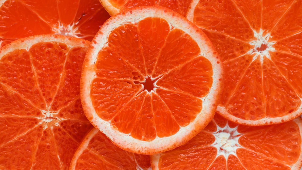 Wallpaper orange, citrus, ripe, fruit
