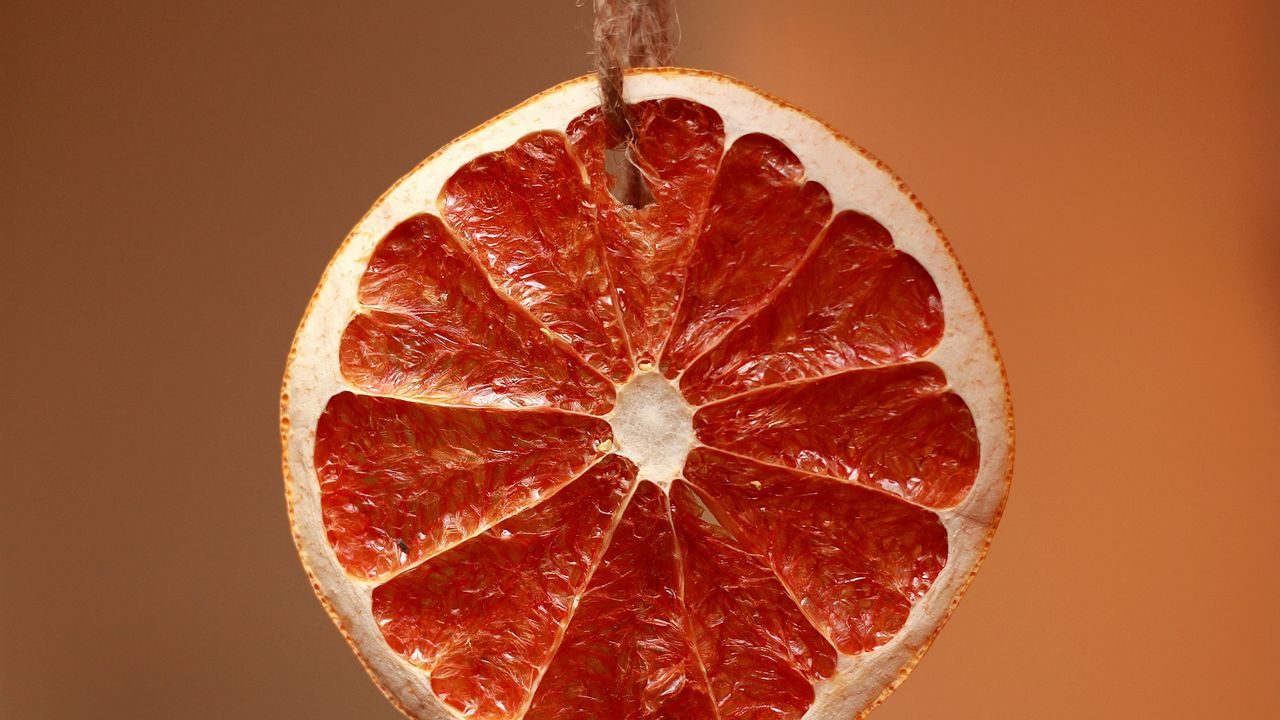 Wallpaper orange, cross sectional, fruit, dry