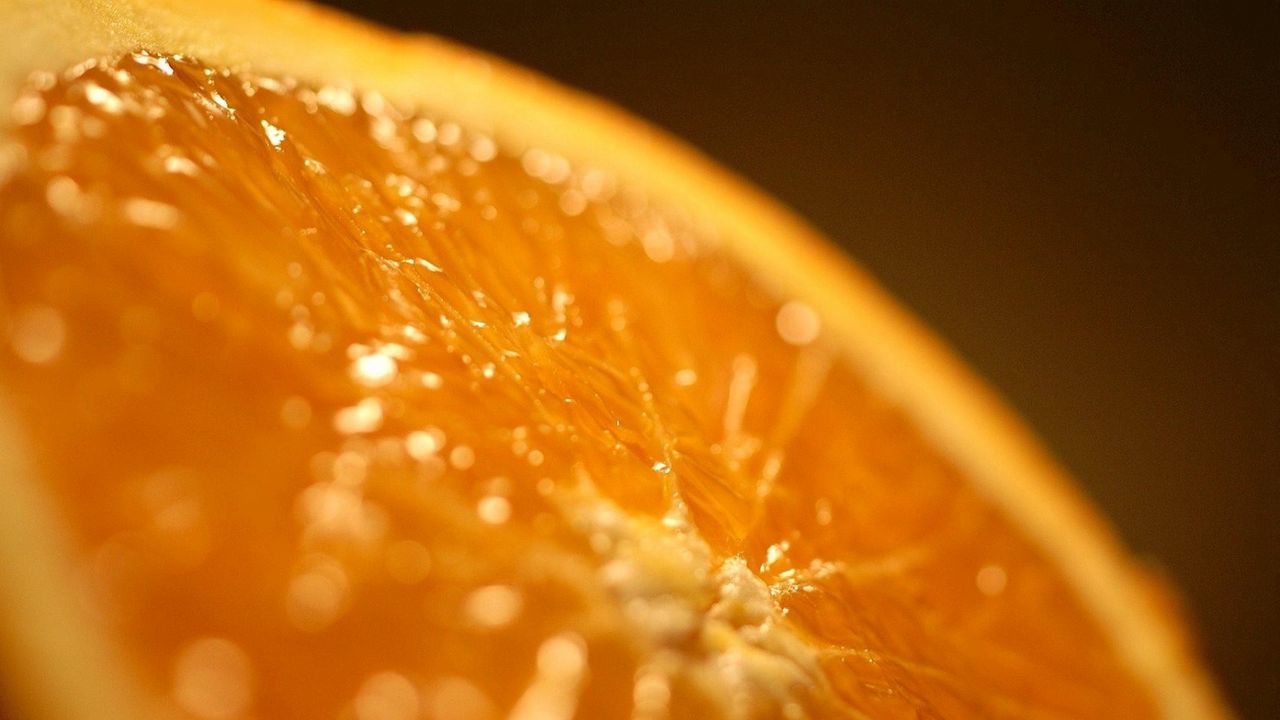 Wallpaper orange, cut, ripe, juicy, fruit
