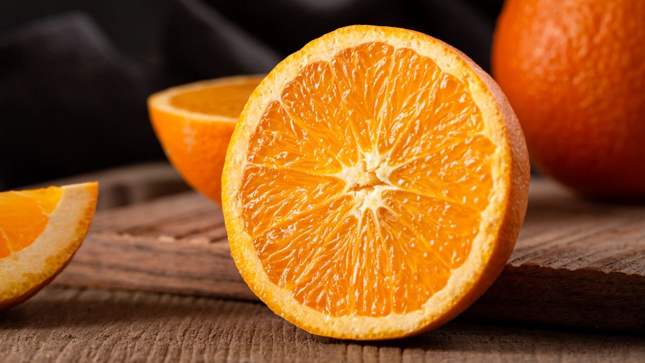 Wallpaper orange, fruit, citrus, slices