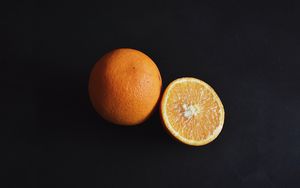 Preview wallpaper orange, fruit, citrus, slice