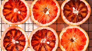 Preview wallpaper orange, fruit, citrus, mesh
