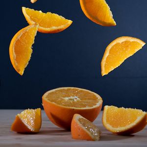 Preview wallpaper orange, fruit, citrus, slices, juicy