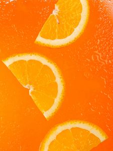 Preview wallpaper orange, fruit, citrus, slices, ripe, juicy
