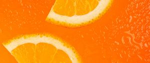 Preview wallpaper orange, fruit, citrus, slices, ripe, juicy
