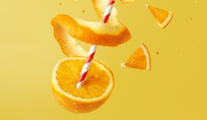 Preview wallpaper orange, fruit, juicy, bright