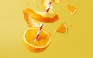 Preview wallpaper orange, fruit, juicy, bright