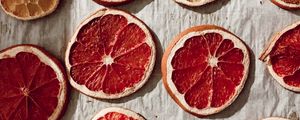 Preview wallpaper orange, grapefruit, slices, dry, citrus