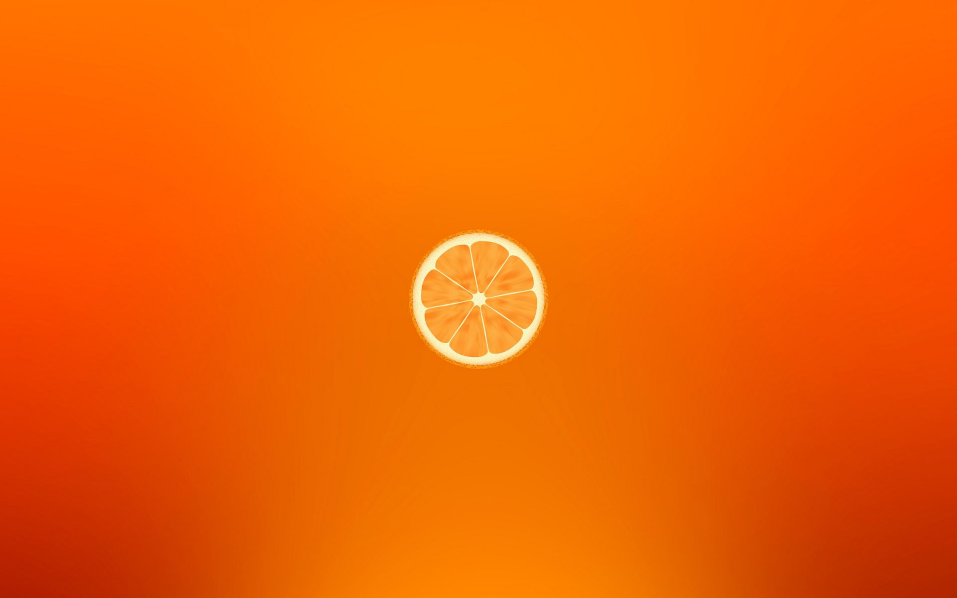 1920x1200 Wallpaper orange, minimalism, slice