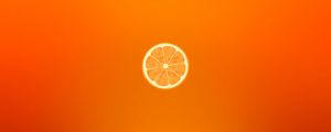 Preview wallpaper orange, minimalism, slice