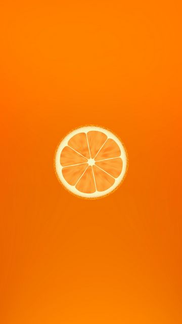 360x640 Wallpaper orange, minimalism, slice