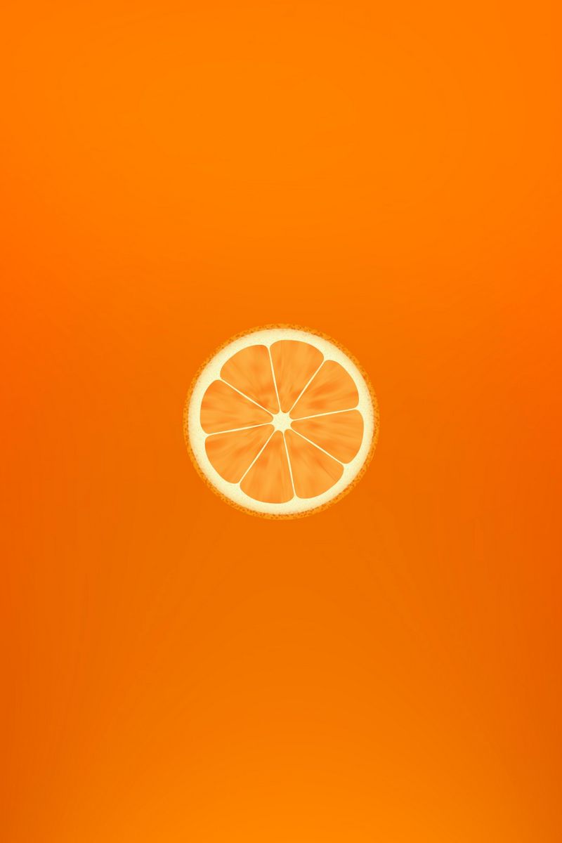 800x1200 Wallpaper orange, minimalism, slice