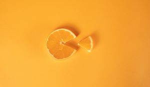 Preview wallpaper orange, slice, citrus