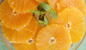 Preview wallpaper orange, sliced, fruit, peeled