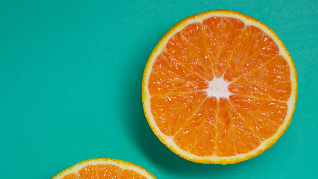 Wallpaper orange, slices, citrus, fruits