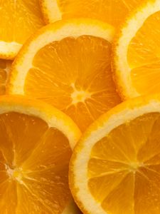 Preview wallpaper orange, slices, fruit, citrus, macro