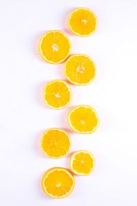 Preview wallpaper oranges, citruses, slices, white background