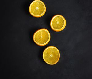 Preview wallpaper oranges, fruits, citrus, slices