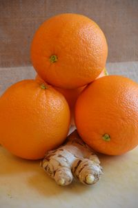 Preview wallpaper oranges, fruits, citrus, ginger