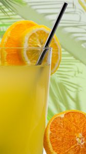 Preview wallpaper oranges, juice, fruit, citrus, drink