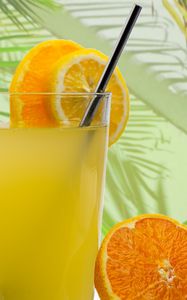 Preview wallpaper oranges, juice, fruit, citrus, drink