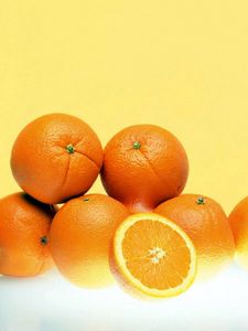 Preview wallpaper oranges, ripe, fruit