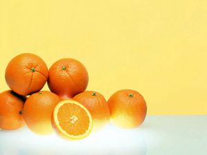 Preview wallpaper oranges, ripe, fruit