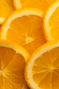 Preview wallpaper oranges, slices, citrus, fruit, orange, yellow