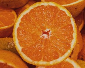 Preview wallpaper oranges, slices, fruits, citrus