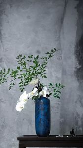 Preview wallpaper orchid, bouquet, vase, flowers, room