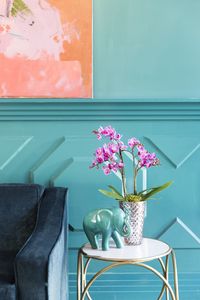 Preview wallpaper orchids, flowers, bouquet, vase, decor