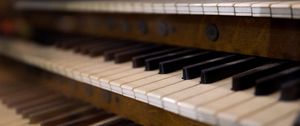 Preview wallpaper organ, keys, musical instrument, music
