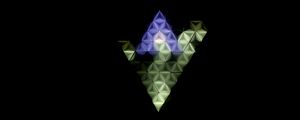 Preview wallpaper origami, highlight, triangle, art