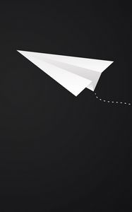 Preview wallpaper origami, plane, art, paper, minimalism