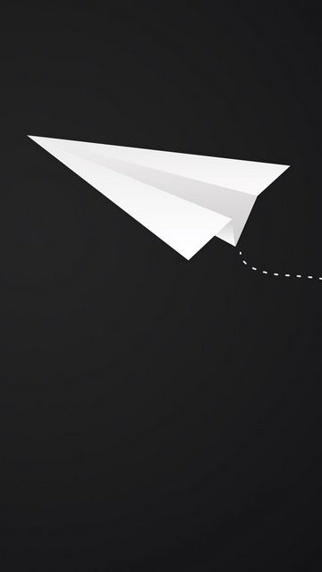 360x640 Wallpaper origami, plane, art, paper, minimalism
