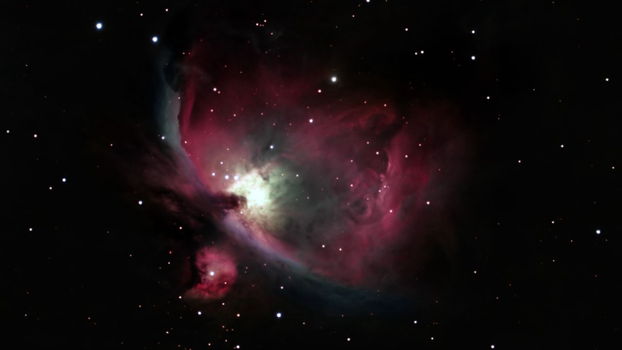 Wallpaper orion nebula, galaxy, nebula, stars, space