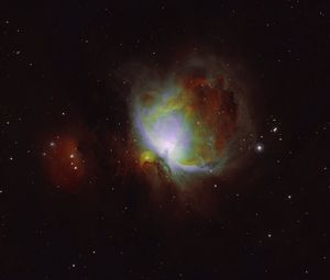 Preview wallpaper orion nebula, glow, stars, space