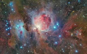 Preview wallpaper orion nebula, nebula, galaxy, stars, space