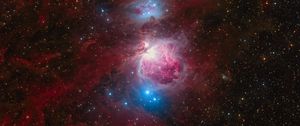 Preview wallpaper orion nebula, nebula, space, glow, stars