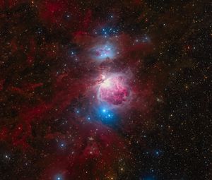 Preview wallpaper orion nebula, nebula, space, glow, stars