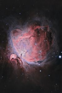 Preview wallpaper orion nebula, nebula, stars, glow, space