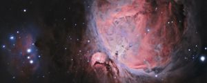 Preview wallpaper orion nebula, nebula, stars, glow, space