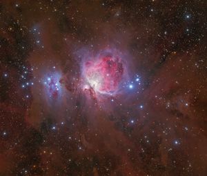 Preview wallpaper orion nebula, nebula, stars, glare, space