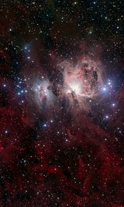 Preview wallpaper orion nebula, stars, glow, space